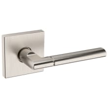 L021 Right Handed Non-Turning One-Sided Dummy Door Lever with R017 Rose from the Estate Collection