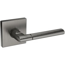 L021 Non-Turning Two-Sided Dummy Door Lever Set with R017 Rose from the Estate Collection