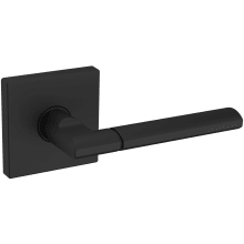 L021 Right Handed Non-Turning One-Sided Dummy Door Lever with R017 Rose from the Estate Collection