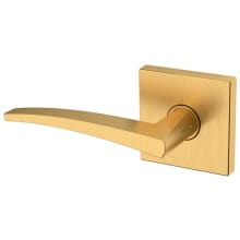 L022 Left Handed Non-Turning One-Sided Dummy Door Lever with R017 Rose from the Estate Collection