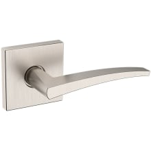 L022 Left Handed Non-Turning One-Sided Dummy Door Lever with R017 Rose from the Estate Collection