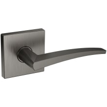 L022 Non-Turning Two-Sided Dummy Door Lever Set with R017 Rose from the Estate Collection