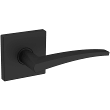 L022 Right Handed Non-Turning One-Sided Dummy Door Lever with R017 Rose from the Estate Collection