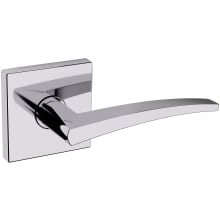 L022 Right Handed Non-Turning One-Sided Dummy Door Lever with R017 Rose from the Estate Collection