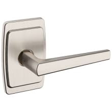 L024 Right Handed Non-Turning One-Sided Dummy Door Lever with R046 Rose from the Estate Collection