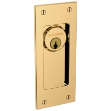 Santa Monica Keyed Entry Pocket Door Lock from the Estate Collection