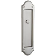 Boulder Style Pocket Door Exterior Privacy Trim from the Estate Collection