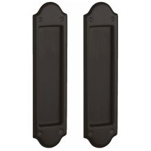 Boulder Full Dummy Pocket Door Set with Double Door Catch from the Estate Collection