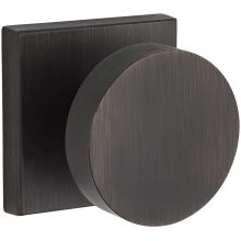 Contemporary Privacy Door Knob with Square Rose