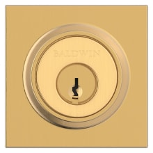 Contemporary Square Single Cylinder Keyed Entry Deadbolt