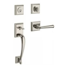 Napa Sectional Single Cylinder Keyed Entry Handleset with Interior Federal Lever