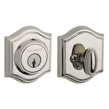 Traditional Arch SmartKey Single Cylinder Keyed Entry Deadbolt