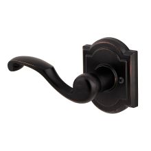 Madrina Left Handed Non-Turning One-Sided Dummy Door Lever with Arch Rosette from the Prestige Collection