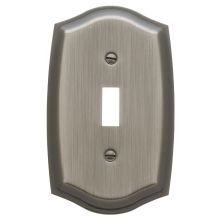 Colonial Single Toggle Solid Brass Switch plate