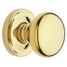 5015 Non-Turning One-Sided Dummy Door Knob with 5048 Rose from the Estate Collection