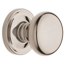 5015 Non-Turning One-Sided Dummy Door Knob with 5048 Rose from the Estate Collection