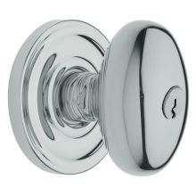 Egg Reversible Non-Turning Two-Sided Dummy Door Knob Set from the Estate Collection