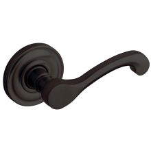 5445V Non-Turning Two-Sided Dummy Door Lever Set with 5048 Rose from the Estate Collection