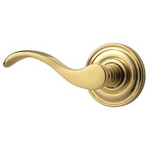 5455V Left Handed Non-Turning One-Sided Dummy Door Lever with 5048 Rose from the Estate Collection