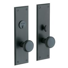 Baltimore Single Cylinder Mortise Handleset Trim Set