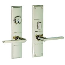 Houston Single Cylinder Mortise Handleset Trim Set