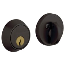 Contemporary Solid Brass Single Cylinder Keyed Entry Deadbolt from the Estate Collection