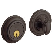 Traditional Solid Brass Single Cylinder Keyed Entry Deadbolt from the Estate Collection