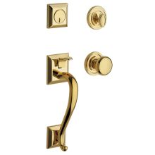 Madison Double Cylinder Handleset with Classic Interior Knob