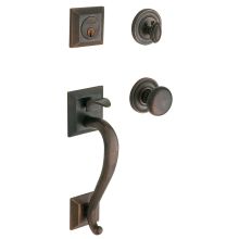 Madison Double Cylinder Handleset with Classic Interior Knob