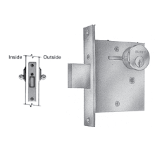 Double Cylinder Mortise Deadlock with 2-1/2" Backset