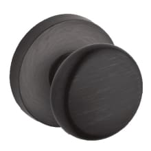 Round Non-Turning One-Sided Surface Mount Dummy Door Knob with Round Rosette from the Reserve Collection