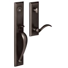 Cody Left Hand Single Cylinder Mortise Entrance Handleset Trim Set with 5452 Estate Collection Lever