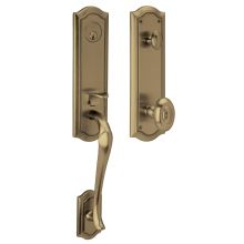 Bethpage Single Cylinder Mortise Entrance Handleset Trim Set with 5437 Knob from the Estate Collection