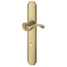 Bismark Door Configuration 4 Keyed Entry Multi Point Trim Lever Set with Euro Profile Cylinder Below Handle