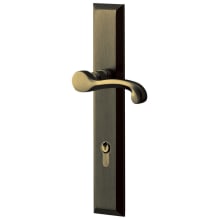 Concord Door Configuration 1 Patio Multi Point Trim Lever Set with European Cylinder Below Handle