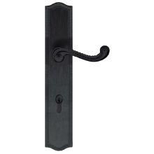 Bristol Door Configuration 4 Keyed Entry Multi Point Trim Lever Set with Euro Profile Cylinder Below Handle