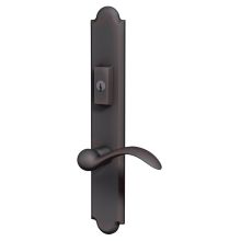 Boulder Door Configuration 5 Patio Multi Point Trim Lever Set with American Cylinder Above or Below Handle