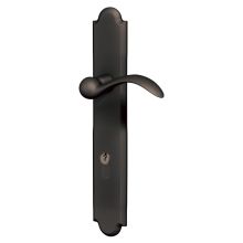 Boulder Door Configuration 4 Patio Multi Point Trim Lever Set with Euro Profile Cylinder Below Handle