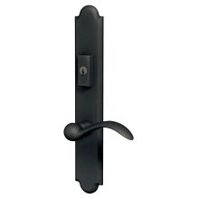 Boulder Door Configuration 5 Patio Multi Point Trim Lever Set with American Cylinder Above or Below Handle