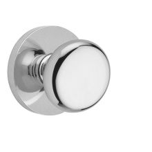Round Privacy Door Knob Set with Modern Round Rosette from Reserve Collection