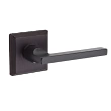 Square Non-Turning Two-Sided Through-Door Dummy Door Lever Set from the Reserve Collection