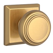 Traditional Passage Door Knob with Square Rose