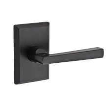 Taper Non-Turning Two-Sided Through-Door Dummy Door Lever Set with Square Rosette from the Reserve Collection