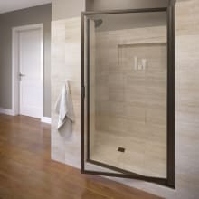 Sopora 63-1/2" High x 29" Wide Hinged Framed Shower Door with Clear Glass