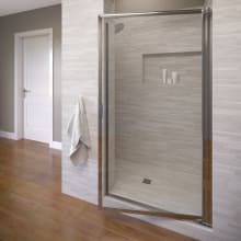 Sopora 67" High x 34-7/8" Wide Hinged Framed Shower Door with Clear Glass