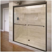 Celesta 71-1/4" High x 48" Wide Bypass Framed Shower Door with Clear Glass