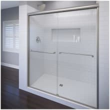 Celesta 71-1/4" High x 60" Wide Bypass Framed Shower Door with AquaGlideXP Clear Glass