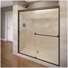Classic 70" High x 44" Wide Bypass Framed Shower Door with Obscured Glass