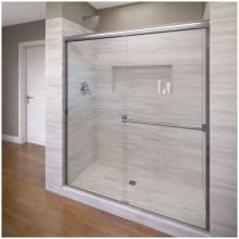 Classic 65-1/2" High x 47" Wide Bypass Framed Shower Door with Clear Glass