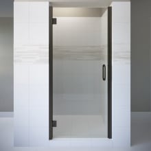 Coppia 72" High x 24-9/16" Wide Hinged Frameless Shower Door with Clear Glass